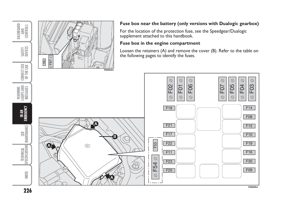 FIAT Punto Classic User Manual | Page 227 / 298