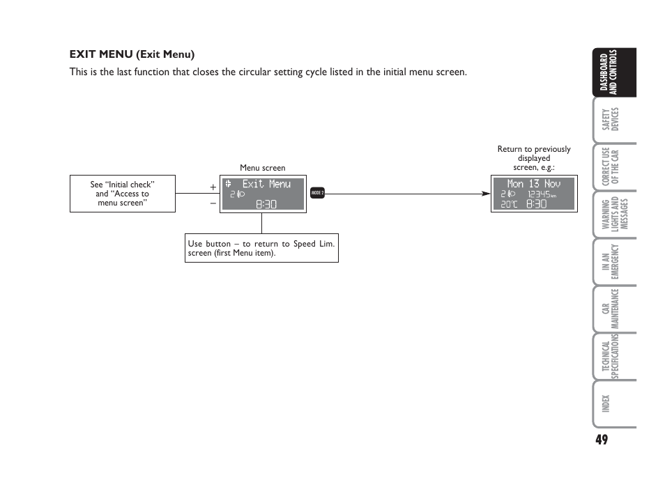 FIAT Punto Classic User Manual | Page 50 / 298