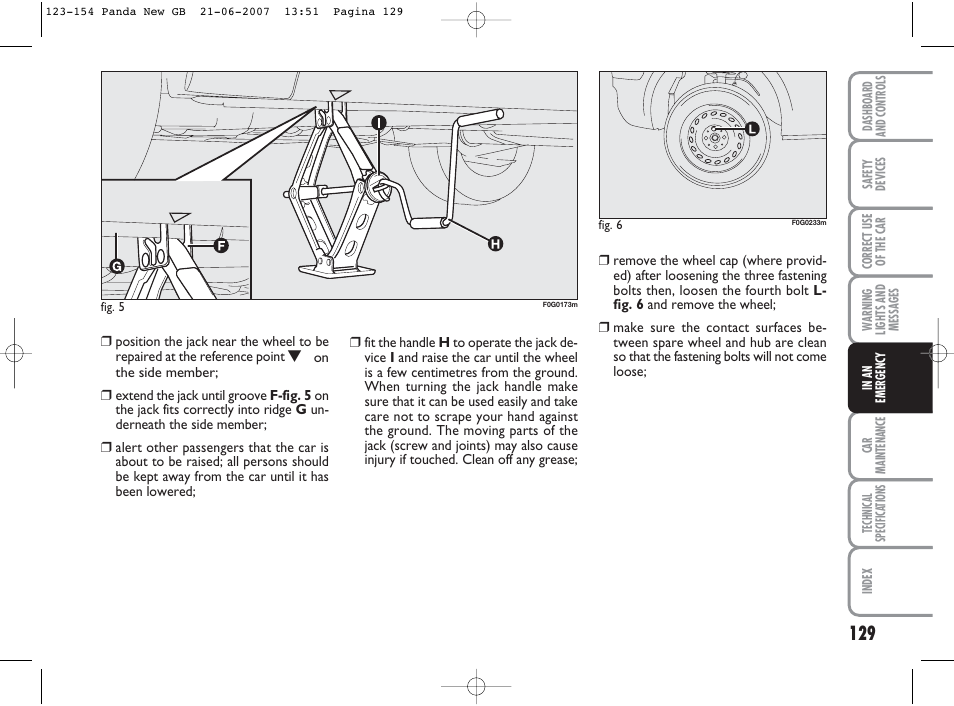 FIAT Panda Classic User Manual | Page 130 / 206