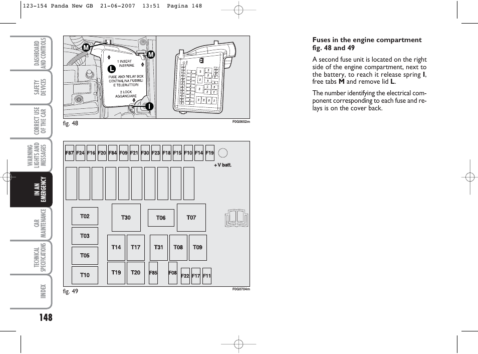 FIAT Panda Classic User Manual | Page 149 / 206