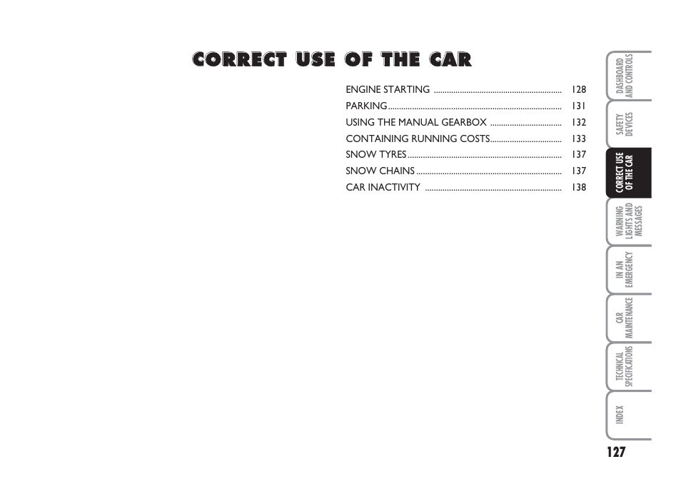 FIAT Grande Punto Actual User Manual | Page 129 / 243