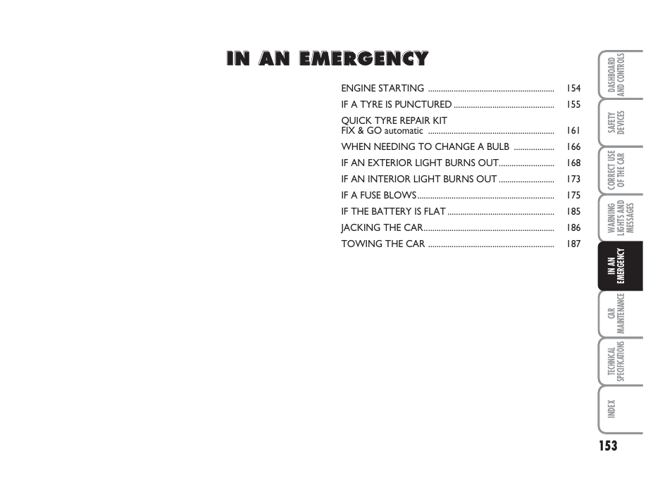 FIAT Grande Punto Actual User Manual | Page 155 / 243