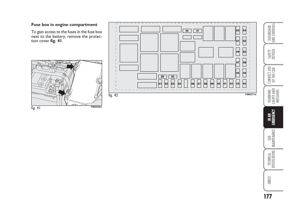 FIAT Grande Punto Actual User Manual | Page 179 / 243