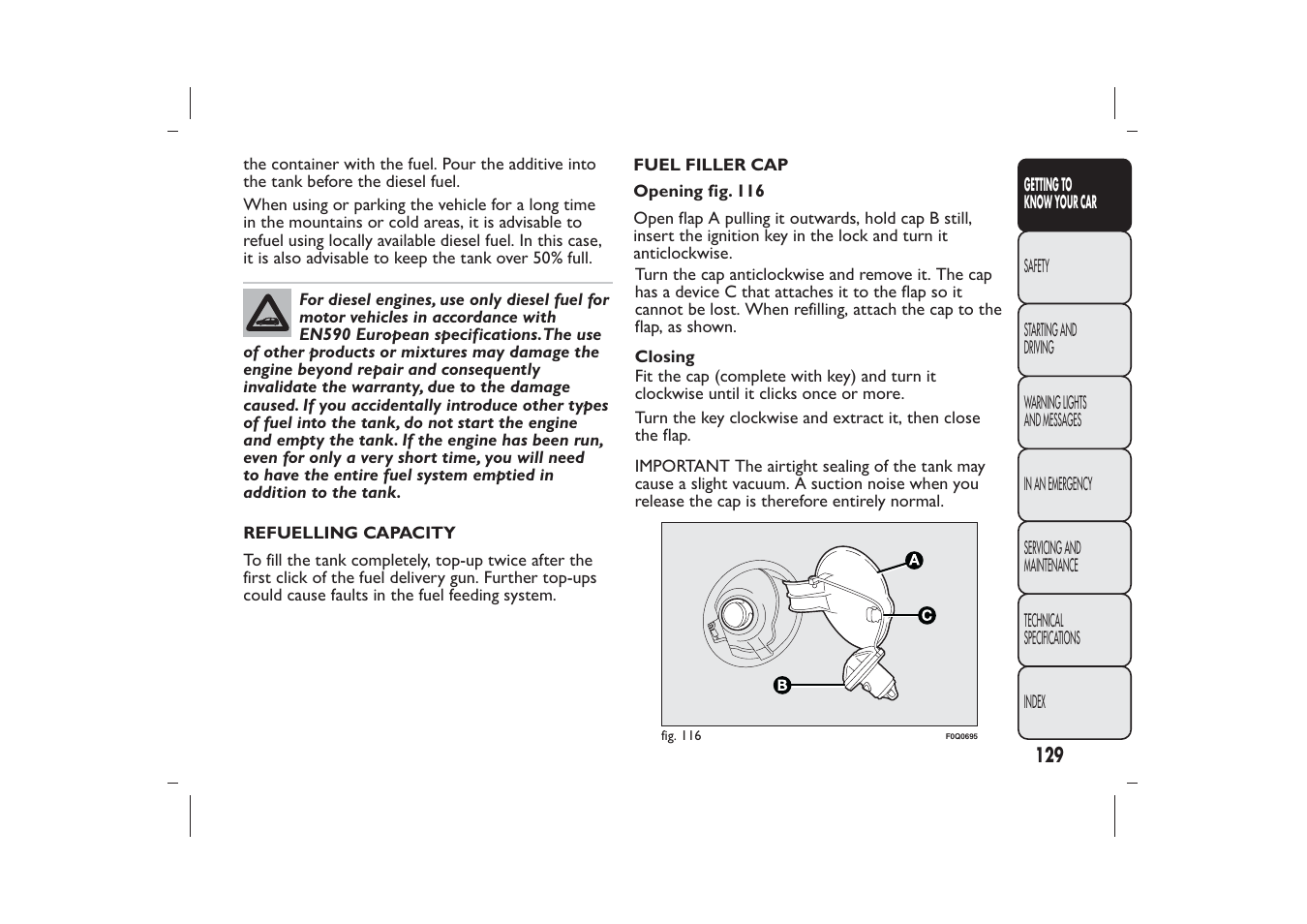 FIAT Bravo User Manual | Page 133 / 299