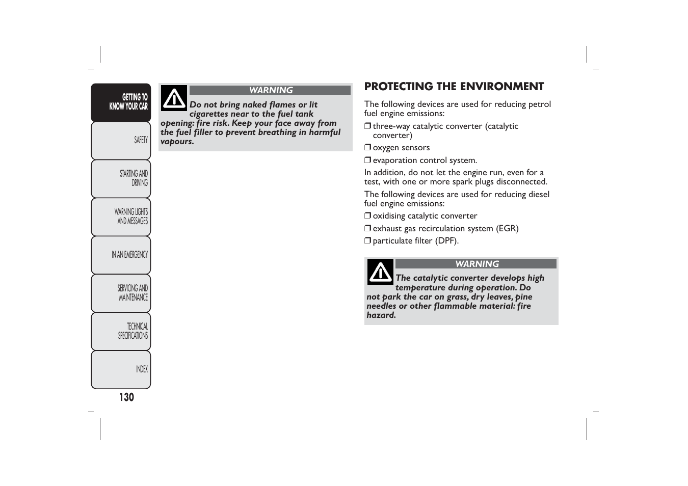 FIAT Bravo User Manual | Page 134 / 299