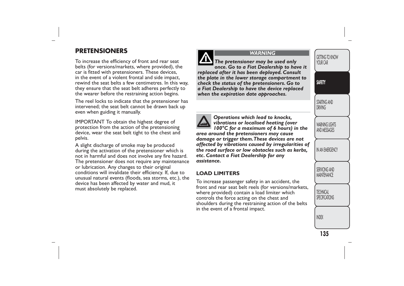 FIAT Bravo User Manual | Page 139 / 299