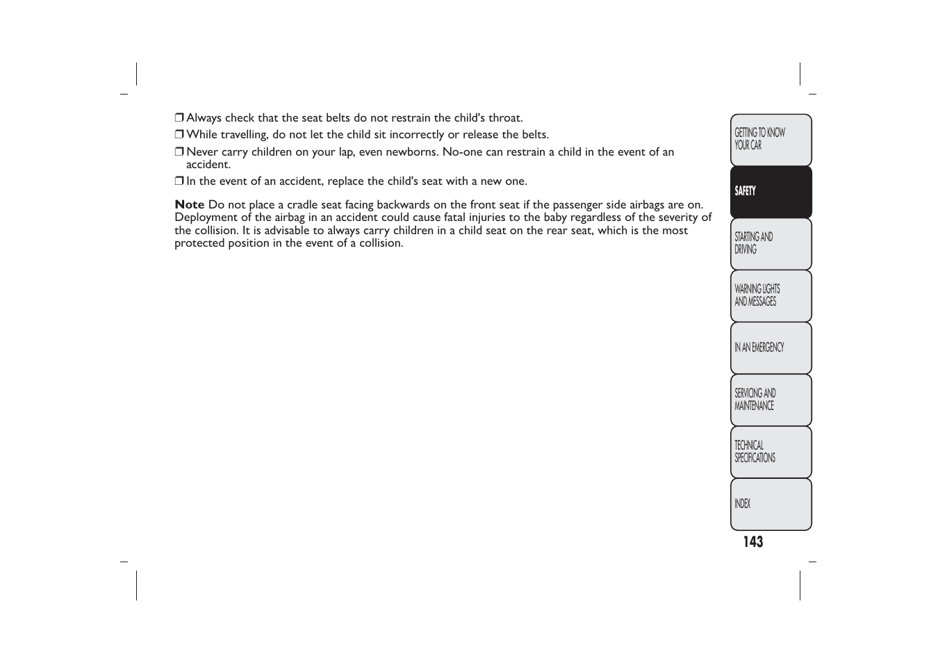 FIAT Bravo User Manual | Page 147 / 299