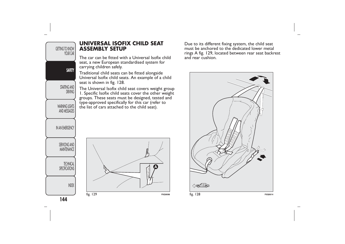 FIAT Bravo User Manual | Page 148 / 299