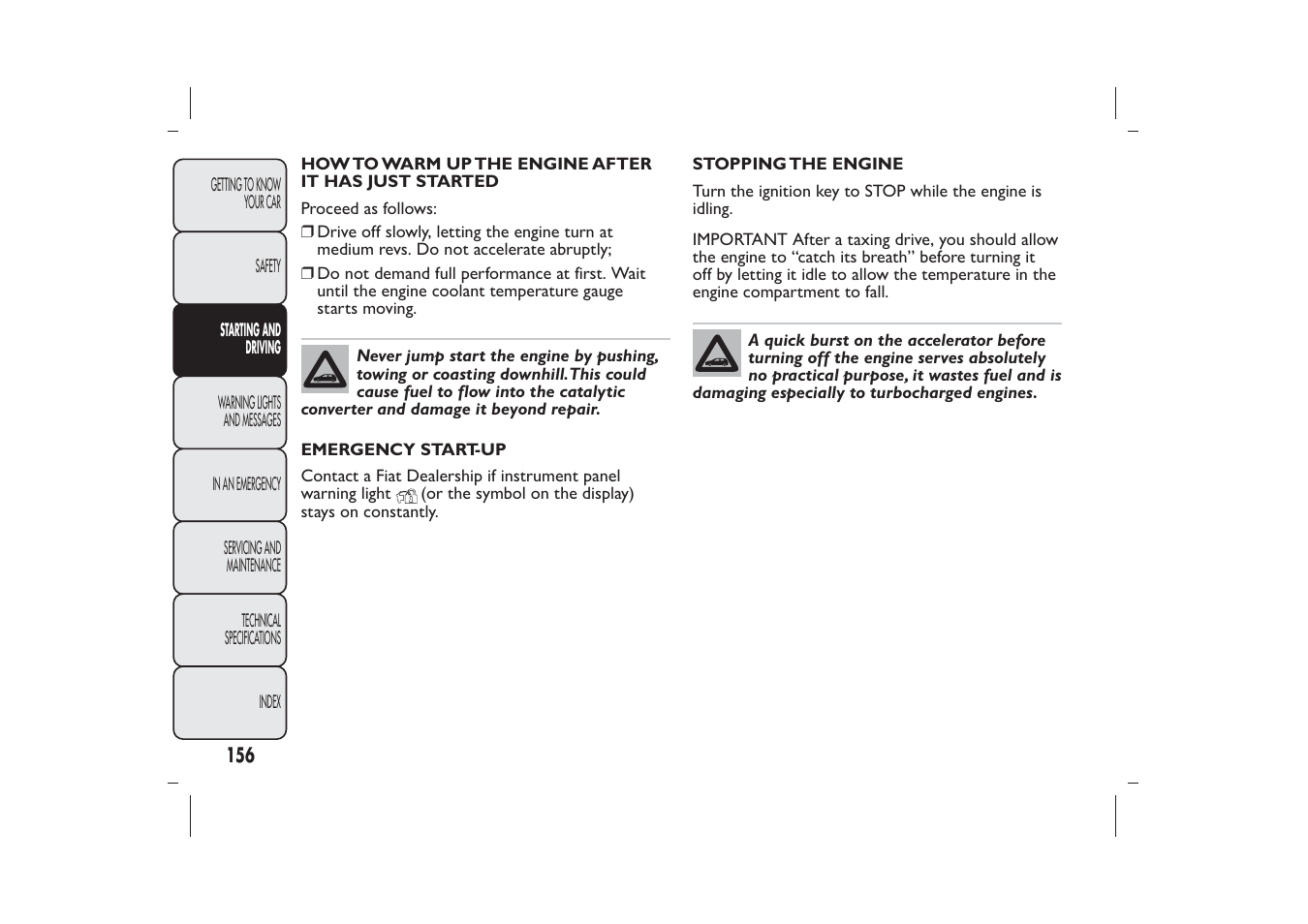 FIAT Bravo User Manual | Page 160 / 299