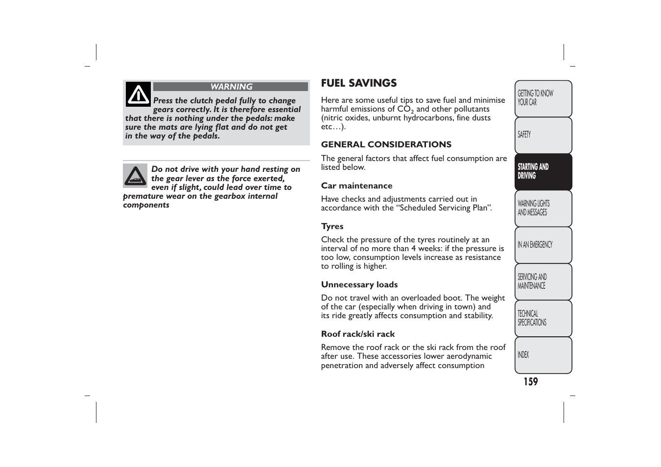 FIAT Bravo User Manual | Page 163 / 299