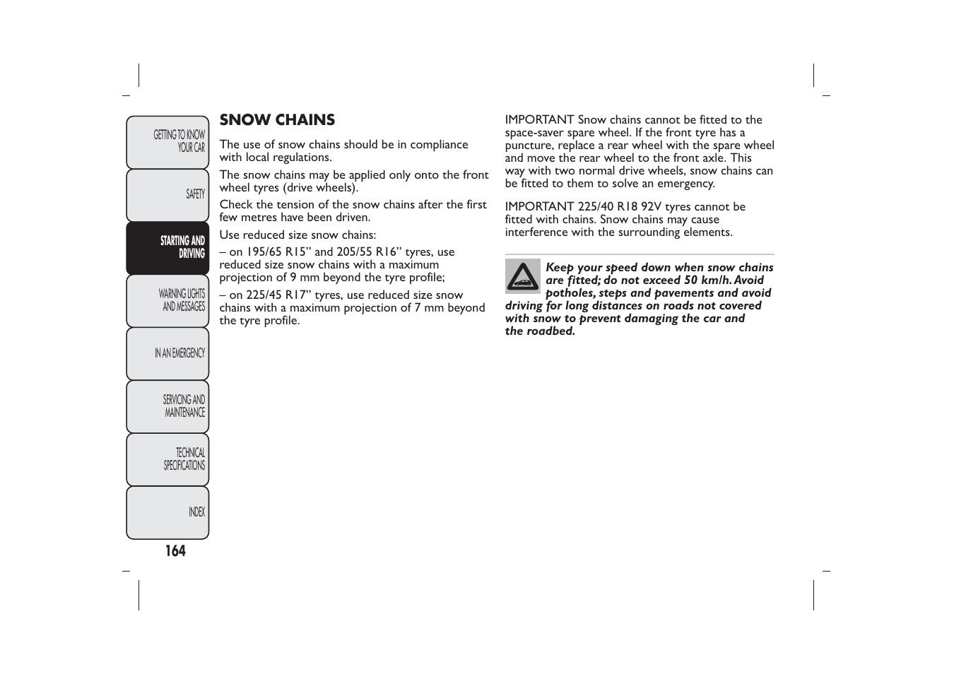 FIAT Bravo User Manual | Page 168 / 299