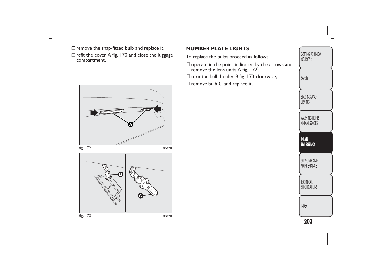 FIAT Bravo User Manual | Page 207 / 299