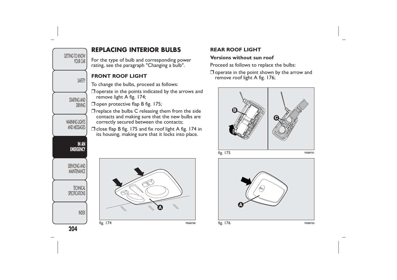 FIAT Bravo User Manual | Page 208 / 299