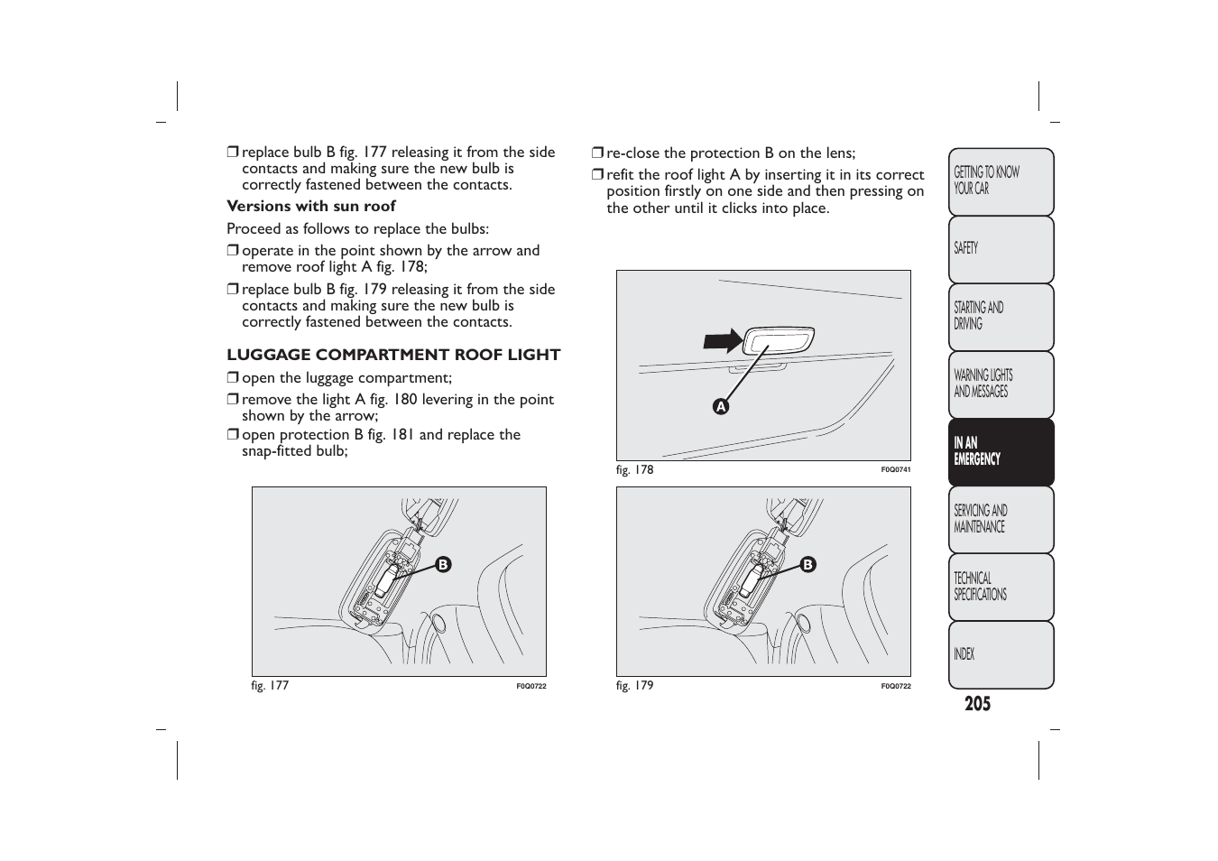 FIAT Bravo User Manual | Page 209 / 299