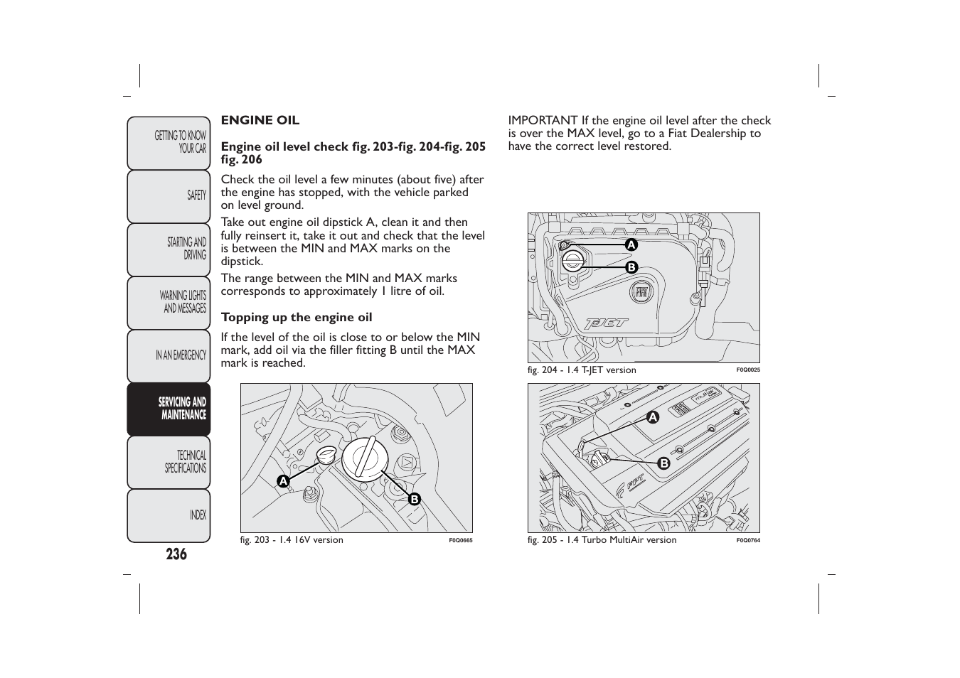 FIAT Bravo User Manual | Page 240 / 299