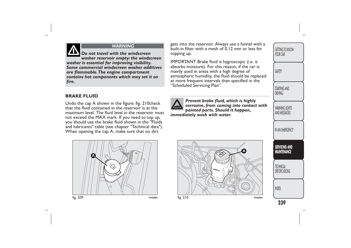 FIAT Bravo User Manual | Page 243 / 299