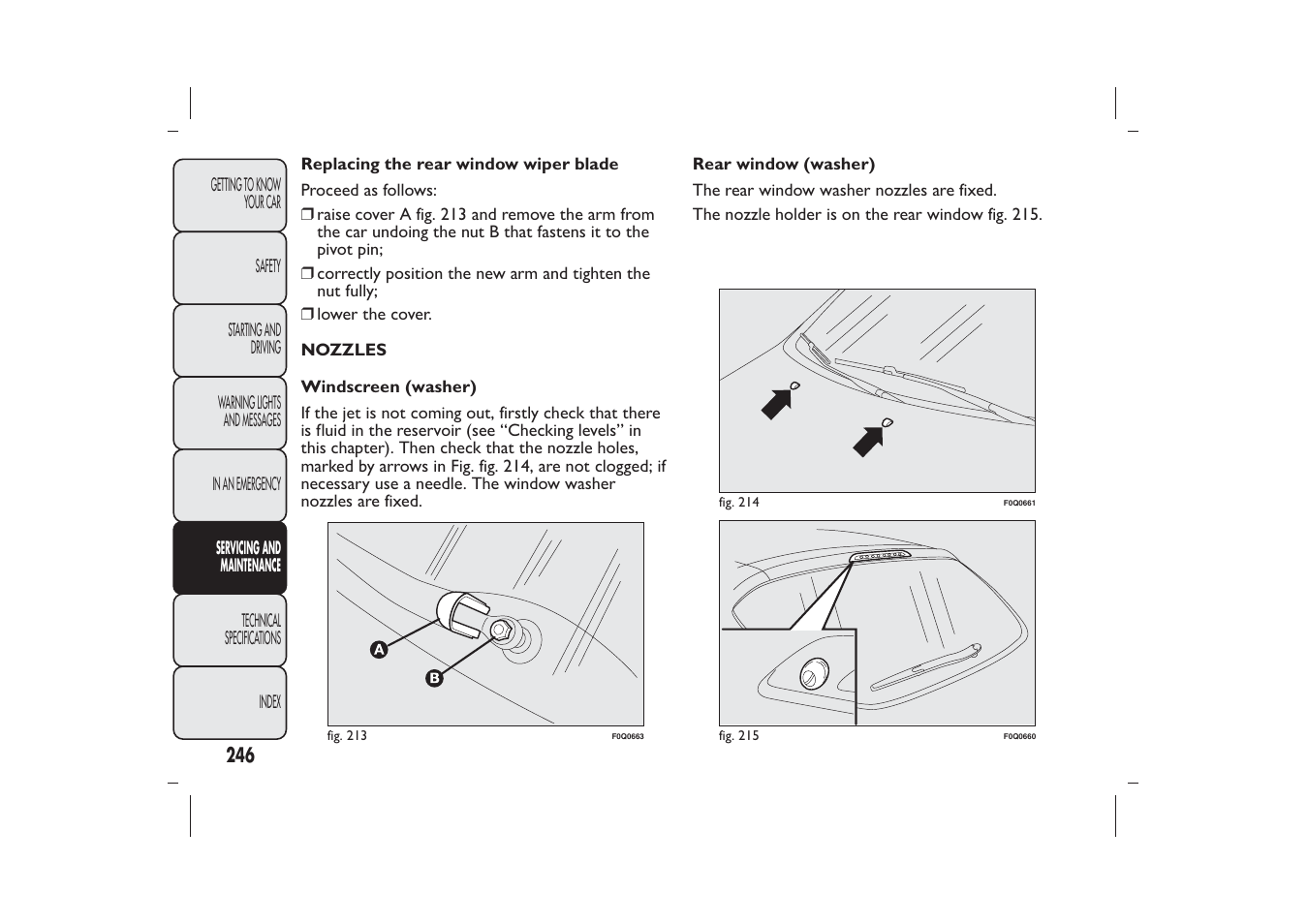 FIAT Bravo User Manual | Page 250 / 299