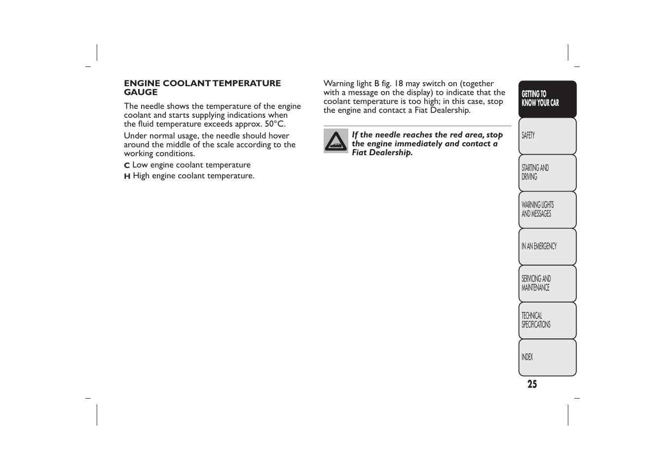 FIAT Bravo User Manual | Page 29 / 299