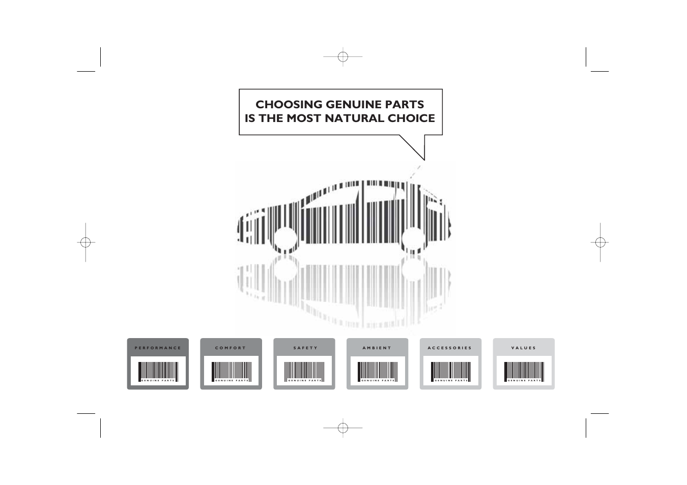 Choosing genuine parts is the most natural choice | FIAT Bravo User Manual | Page 3 / 299