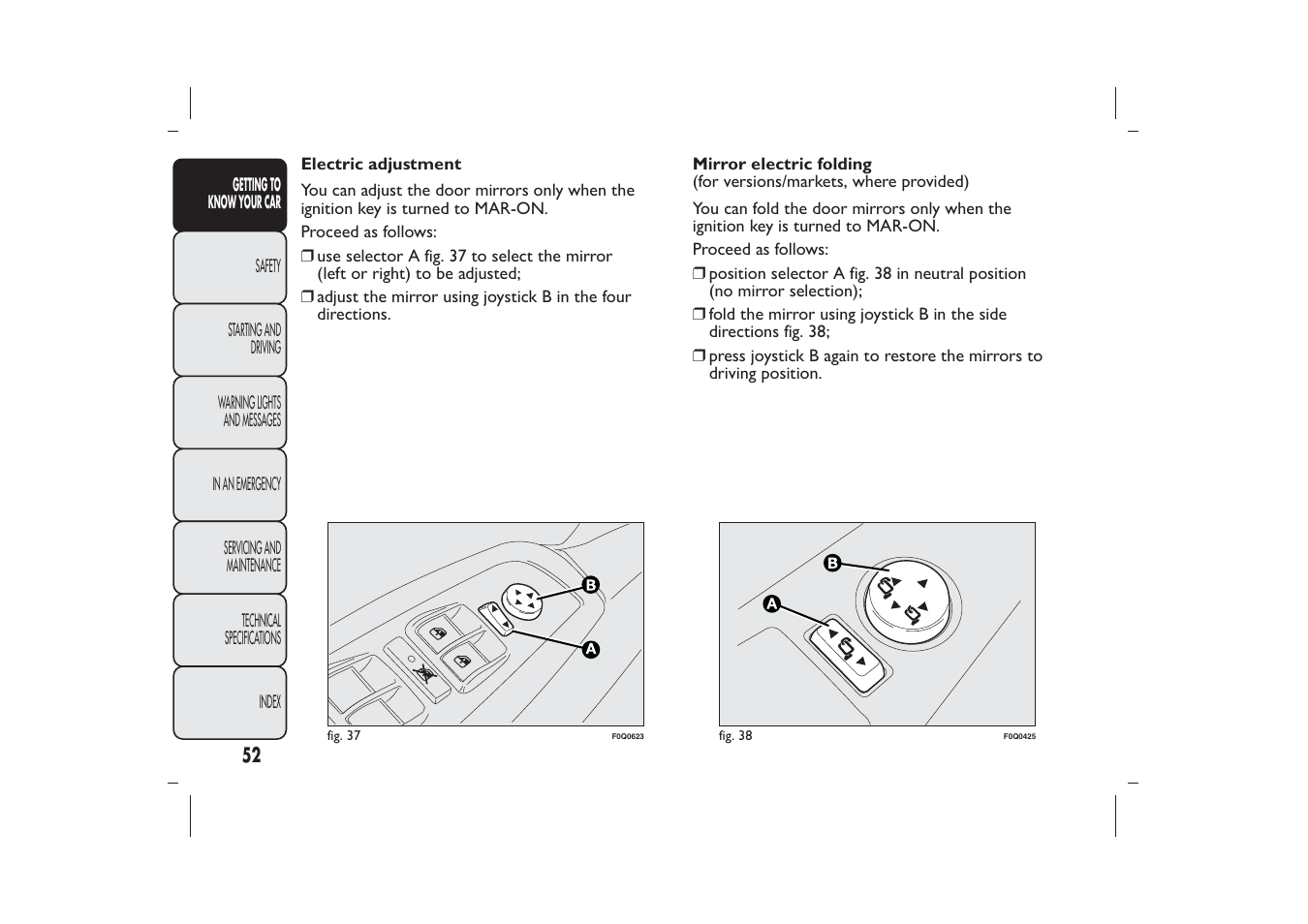 FIAT Bravo User Manual | Page 56 / 299