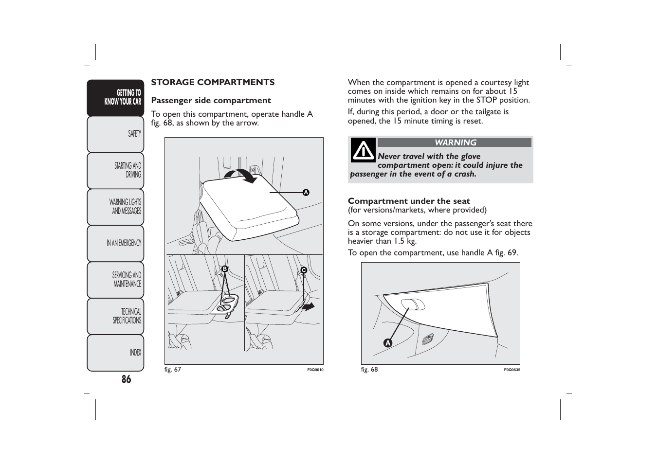 FIAT Bravo User Manual | Page 90 / 299