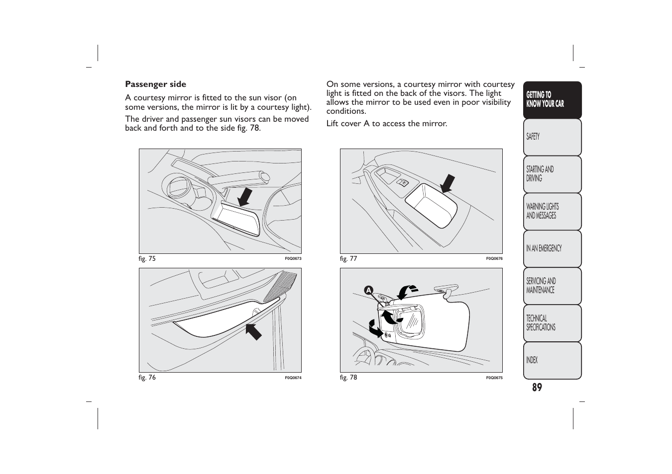 FIAT Bravo User Manual | Page 93 / 299