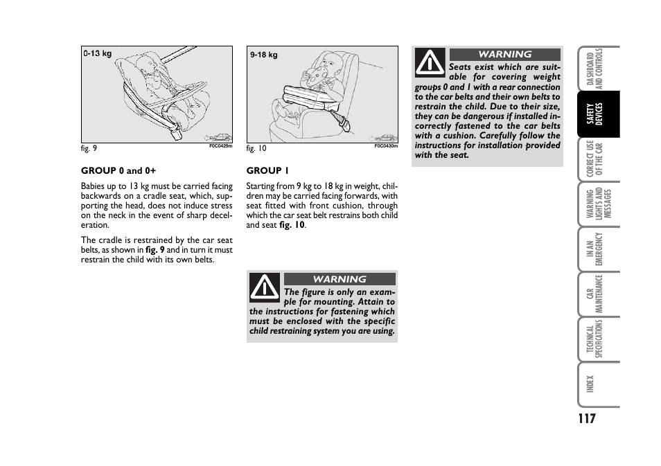 FIAT Stilo User Manual | Page 118 / 274