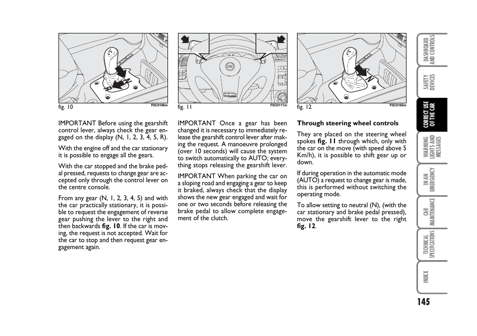 FIAT Stilo User Manual | Page 146 / 274