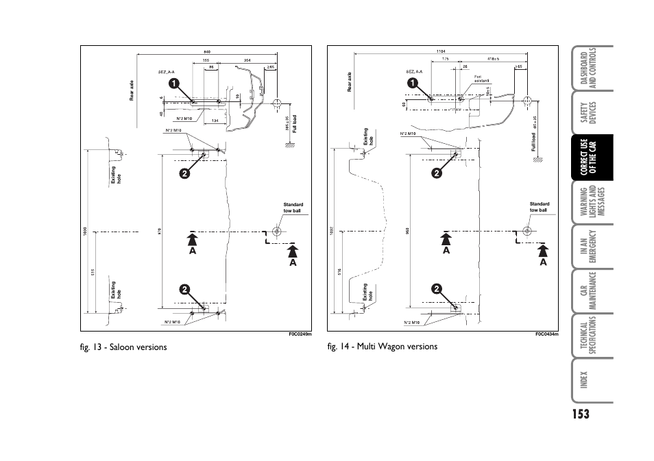 FIAT Stilo User Manual | Page 154 / 274