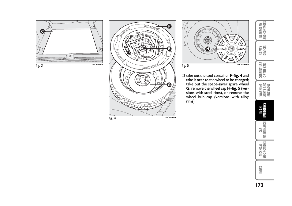 FIAT Stilo User Manual | Page 174 / 274