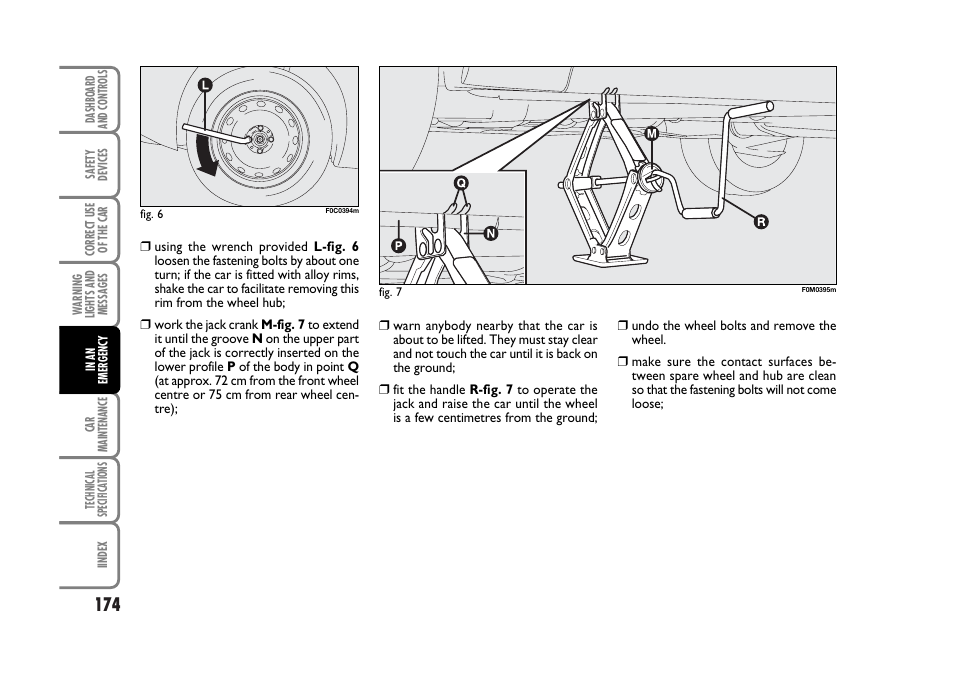 FIAT Stilo User Manual | Page 175 / 274