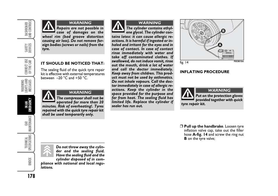 FIAT Stilo User Manual | Page 179 / 274