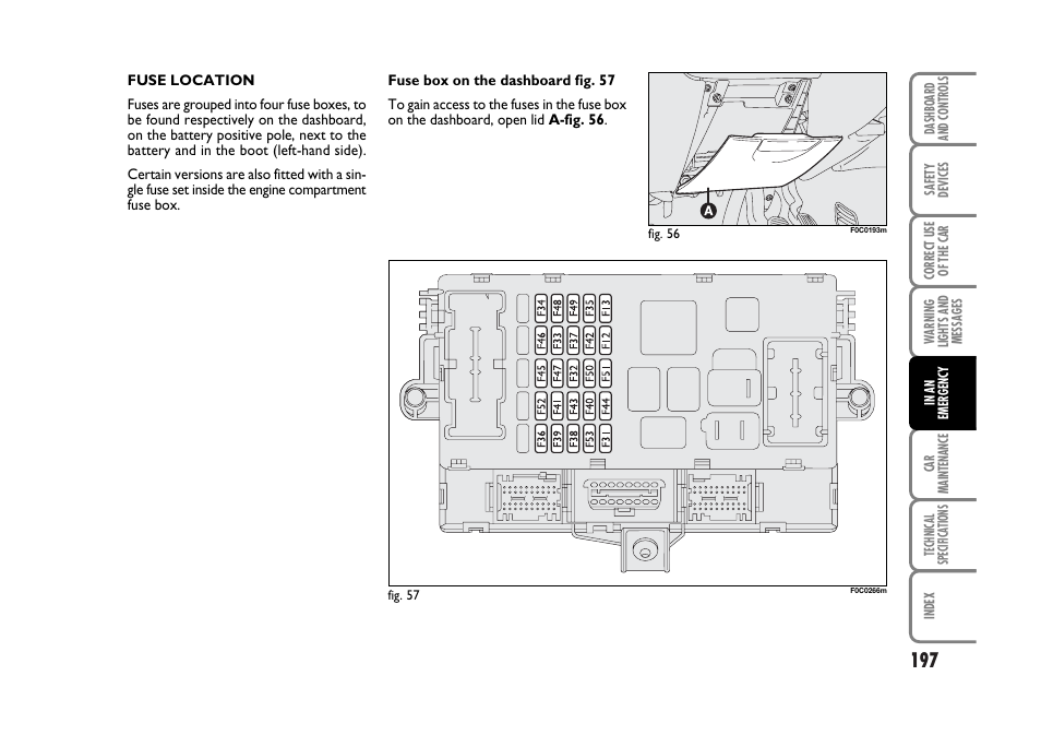 FIAT Stilo User Manual | Page 198 / 274