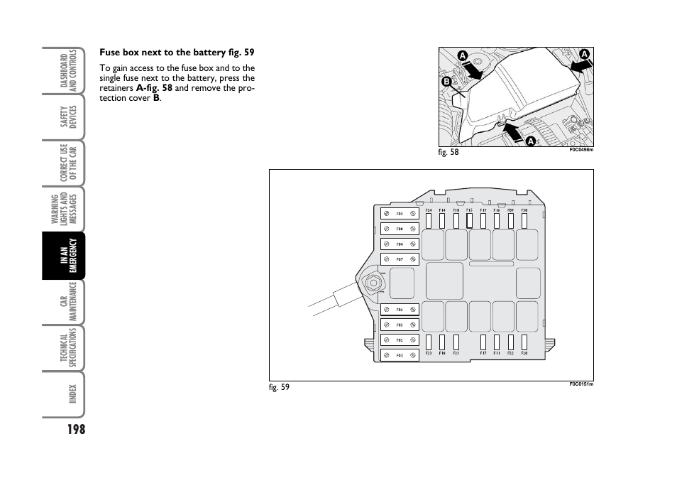 FIAT Stilo User Manual | Page 199 / 274