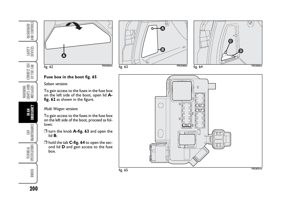 FIAT Stilo User Manual | Page 201 / 274