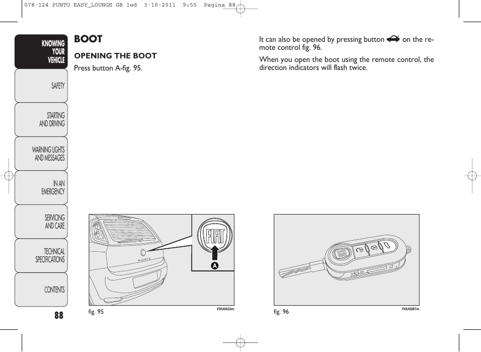 Boot | FIAT Punto 2012 User Manual | Page 90 / 267