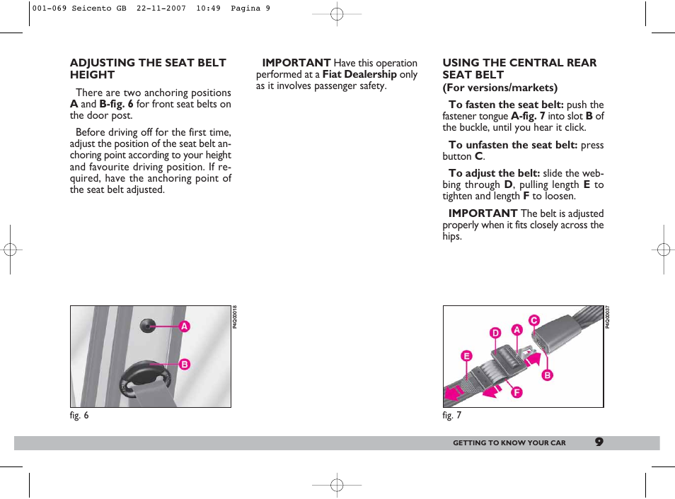 FIAT 600 User Manual | Page 10 / 146