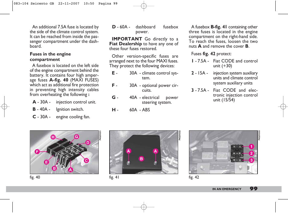 FIAT 600 User Manual | Page 100 / 146