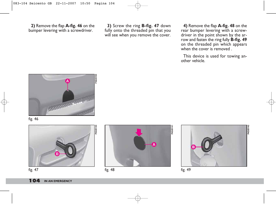 FIAT 600 User Manual | Page 105 / 146