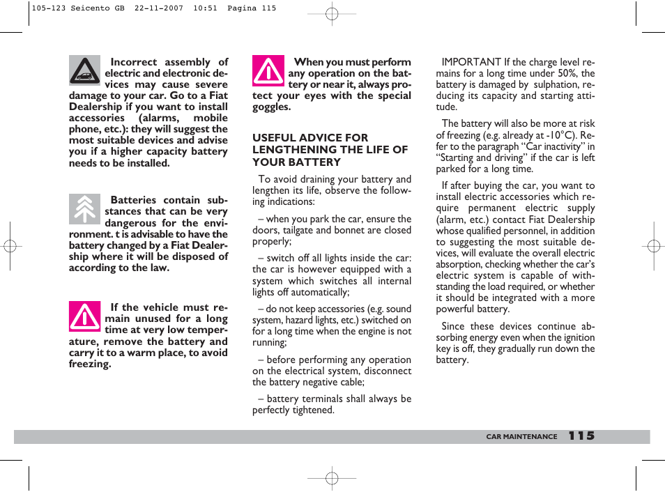 FIAT 600 User Manual | Page 116 / 146