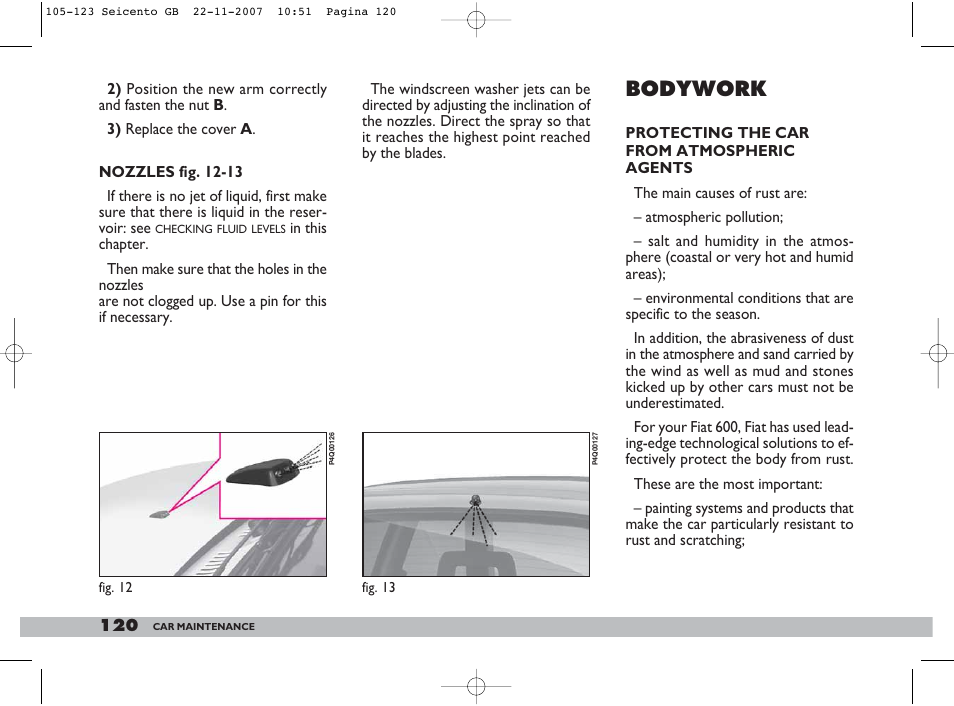 Bodywork | FIAT 600 User Manual | Page 121 / 146