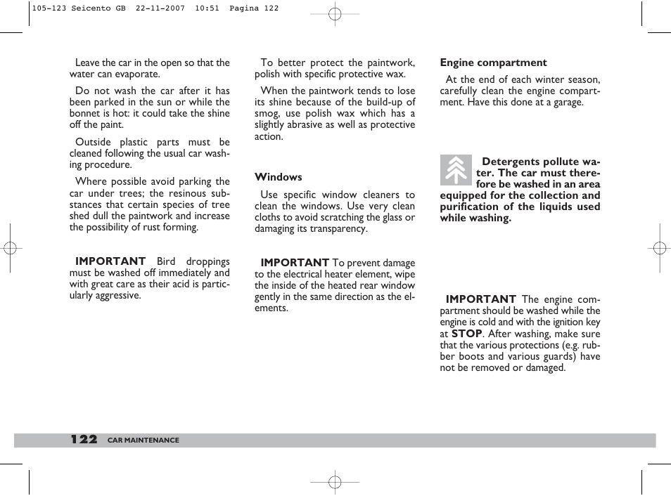 FIAT 600 User Manual | Page 123 / 146