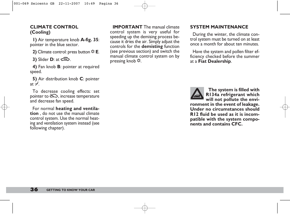 FIAT 600 User Manual | Page 37 / 146