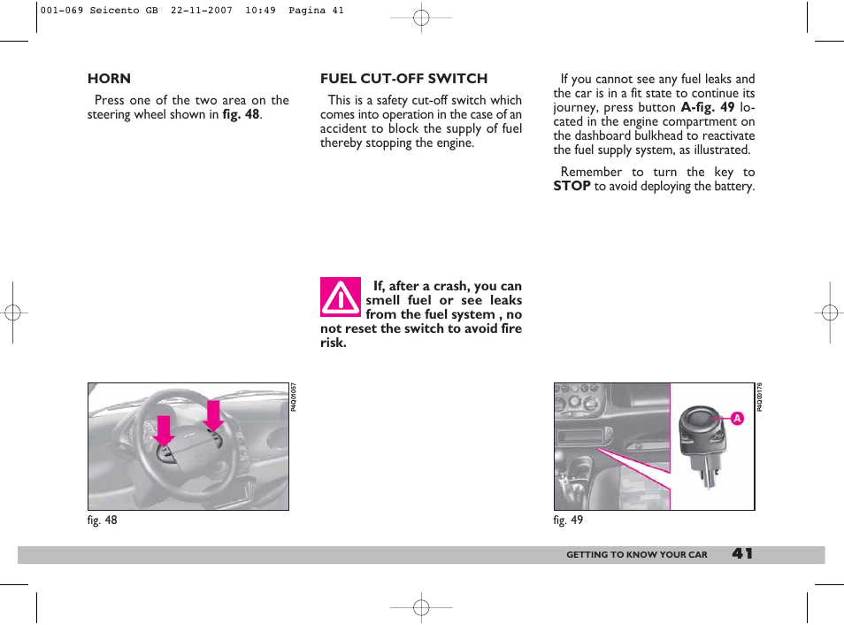 FIAT 600 User Manual | Page 42 / 146