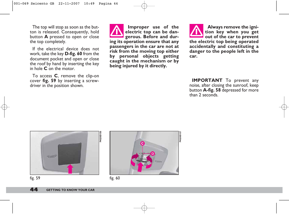 FIAT 600 User Manual | Page 45 / 146