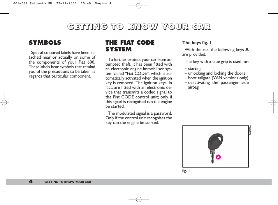 FIAT 600 User Manual | Page 5 / 146