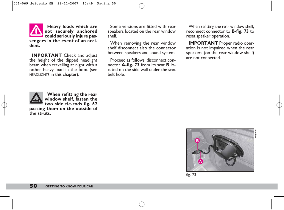 FIAT 600 User Manual | Page 51 / 146