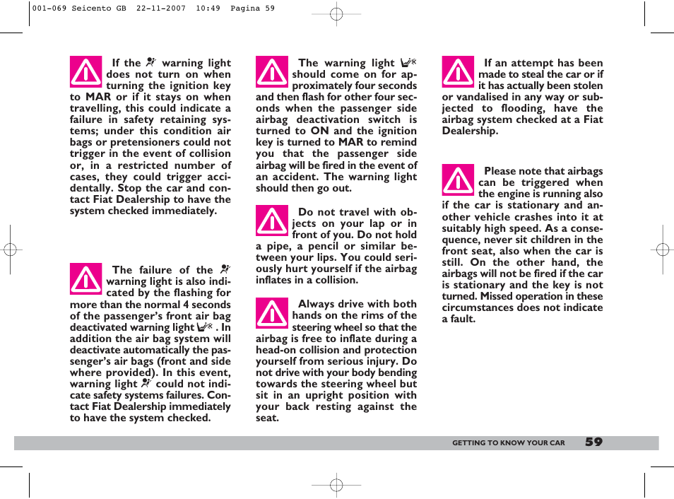 FIAT 600 User Manual | Page 60 / 146