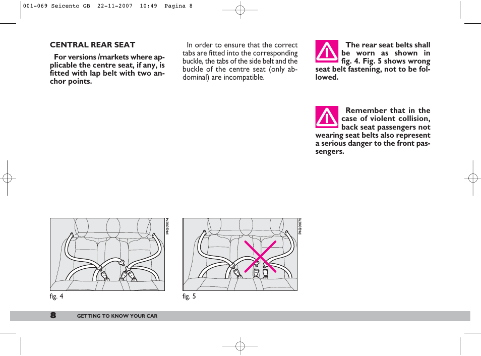 FIAT 600 User Manual | Page 9 / 146