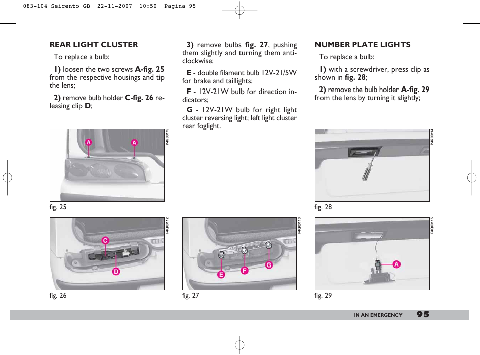 FIAT 600 User Manual | Page 96 / 146